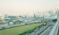 PFC09 Harbour and foreshore, Hong Kong, printed 2011, 1100 x 1100 mm archival digital print, ed 10