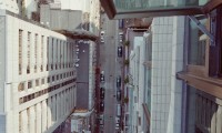 PFC01 View to street from Kowloon apartment, printed  2011, 1100 x 1100 mm archival digital print, ed 10